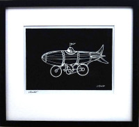 Viktor Preiss - Samotář - originál kresba